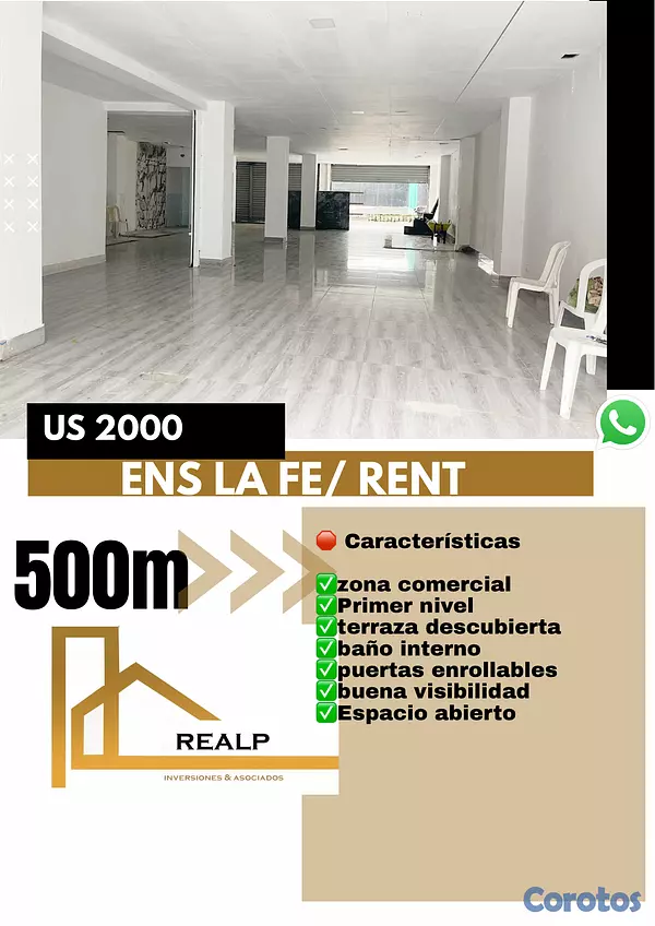 oficinas y locales comerciales - Alquiler local comercial primer nivel 1
