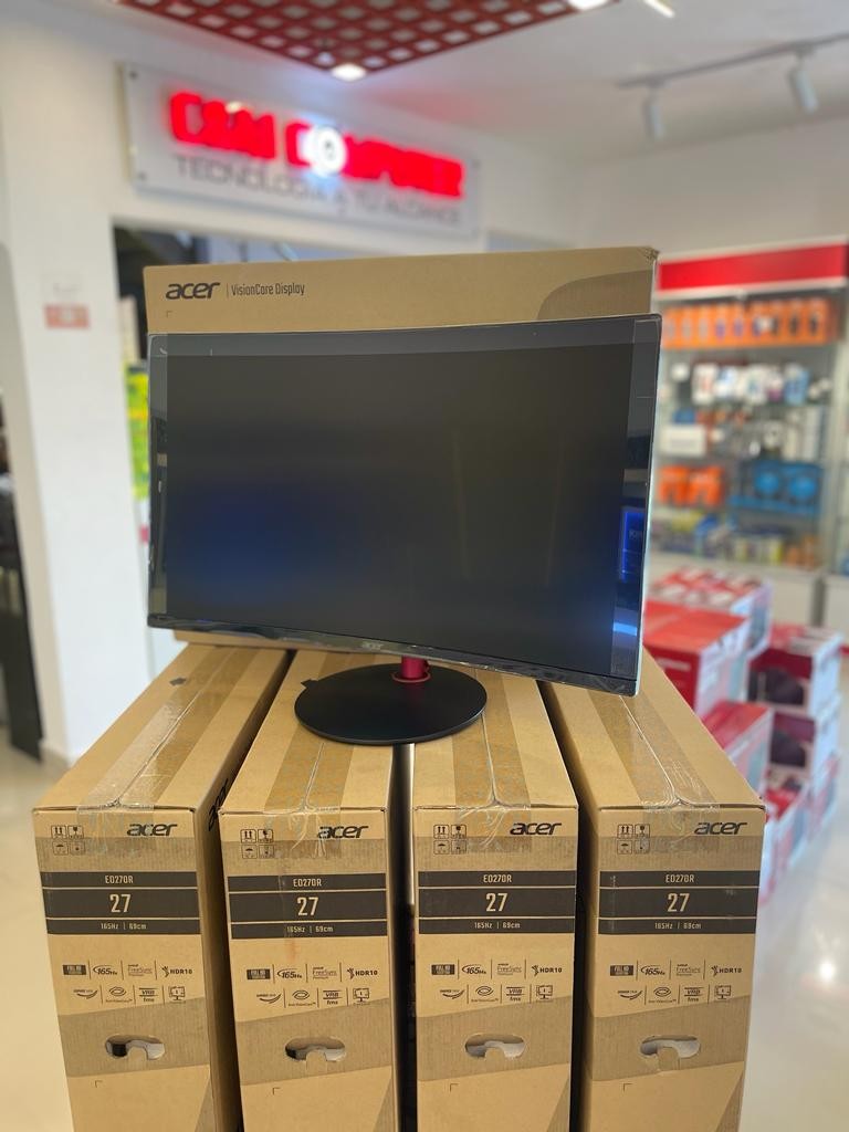 computadoras y laptops - Monitor Acer ed270r 27 pulgadas Curvo 