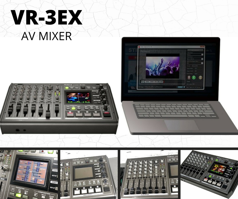 otros electronicos - ROLAND VR-3EX ALL IN ONE A/V MIXER 