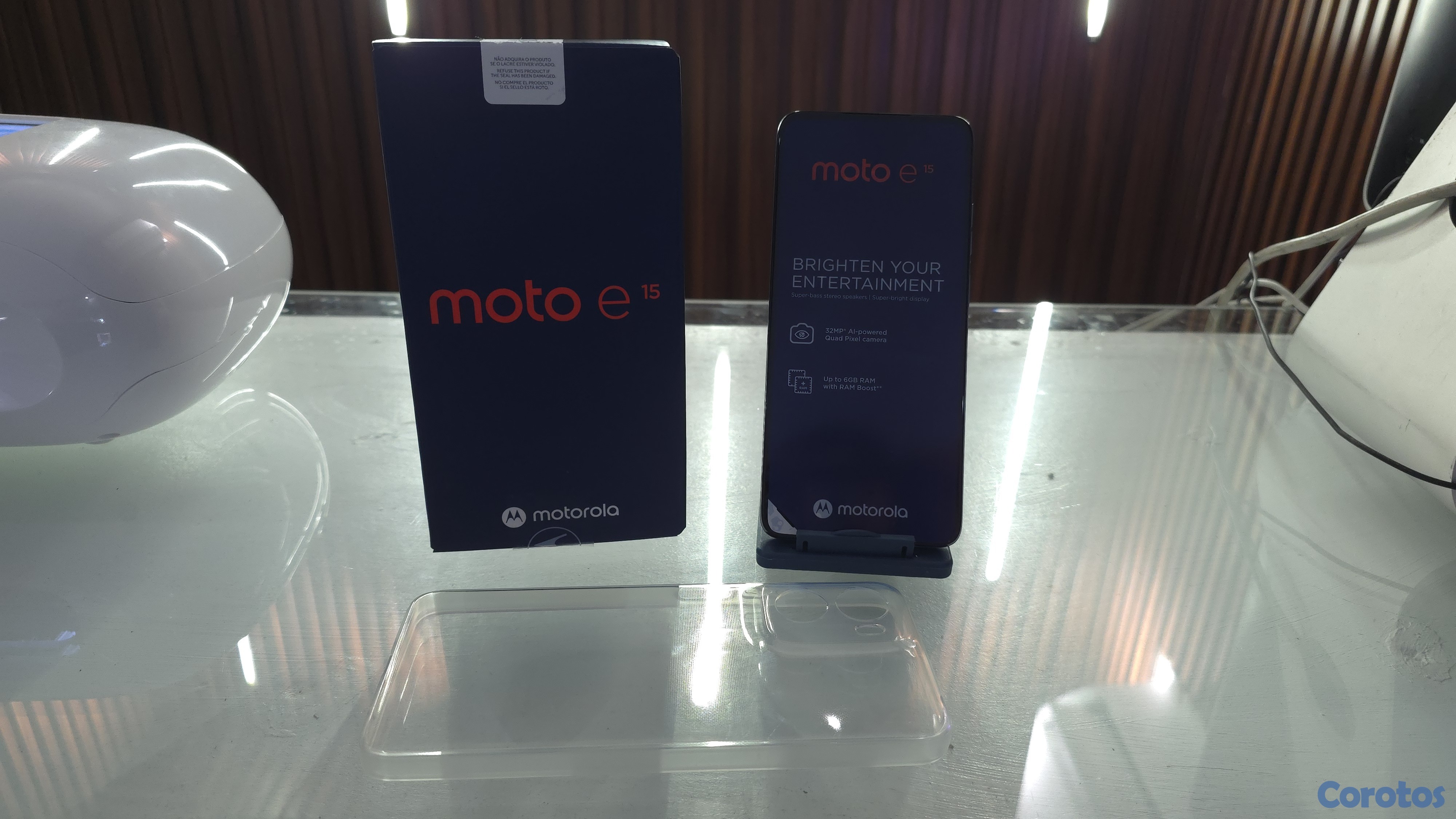 celulares y tabletas - Motorola Moto E15 Azul NUEVO EN SU CAJA de claro 1