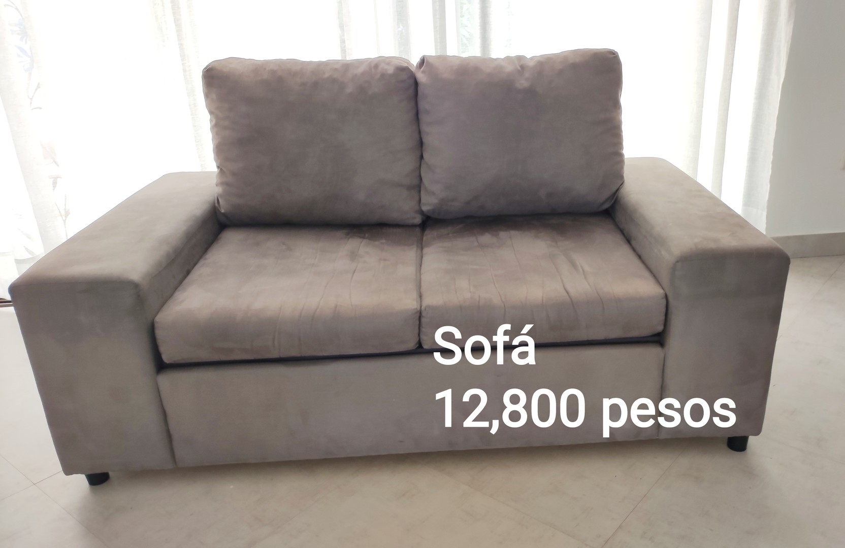 muebles y colchones - Sofá de 2 plazas 