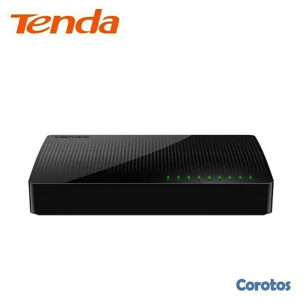 computadoras y laptops - SWITCH 8 PUERTOS GIGABITE TENDA SG108,10/100/1000, 10BASE-T 2