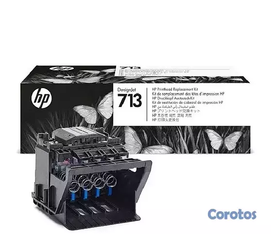 impresoras y scanners - CABEZAL HP 713 - 3ED58A - CABEZAL - PARA  DESIGNJE 2