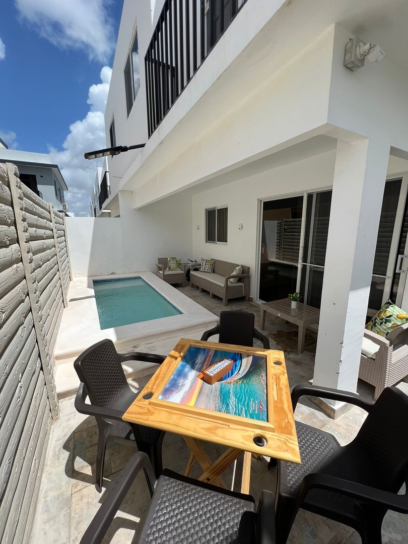 casas vacacionales y villas - Villa amueblada en Brisas de Punta Cana
 5