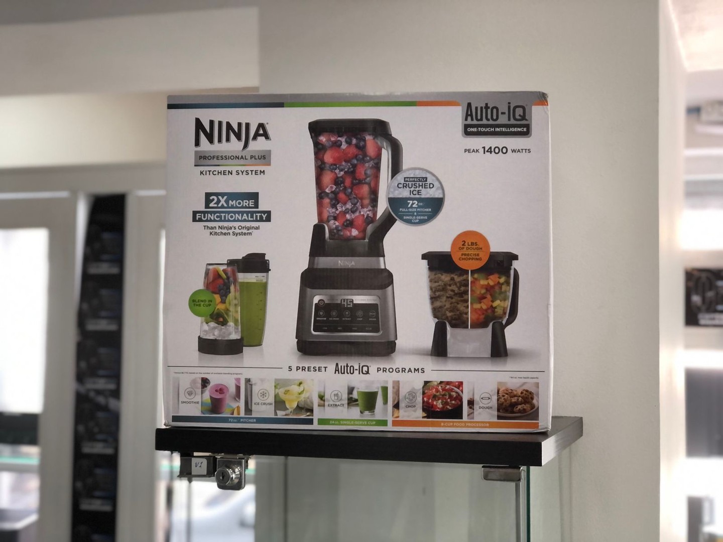 electrodomesticos - Licuadora Ninja Profesional Pluz Kit Completo Auto-iQ 1400Watts