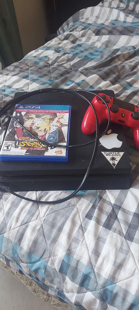 consolas y videojuegos - play 4 slim 1 tera con boruto 1