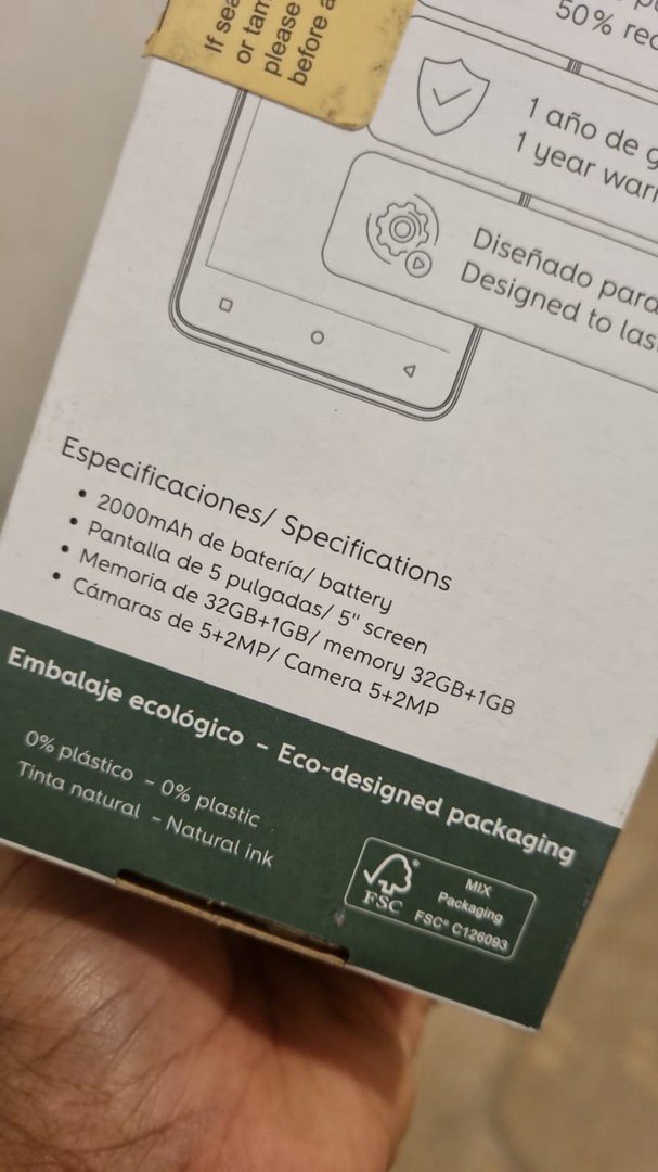 celulares y tabletas - Celular Altice S25 - Nuevo en su caja 1 año de garantia 3