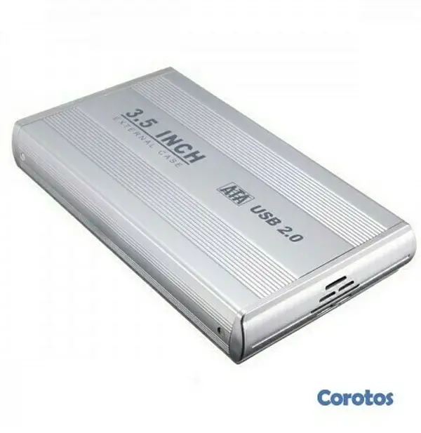 otros electronicos - Enclosure caja de disco duro externo de 3.5 a USB  de 2.0 4