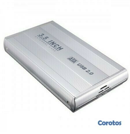 otros electronicos - Enclosure caja de disco duro externo de 3.5 a USB  de 2.0 4