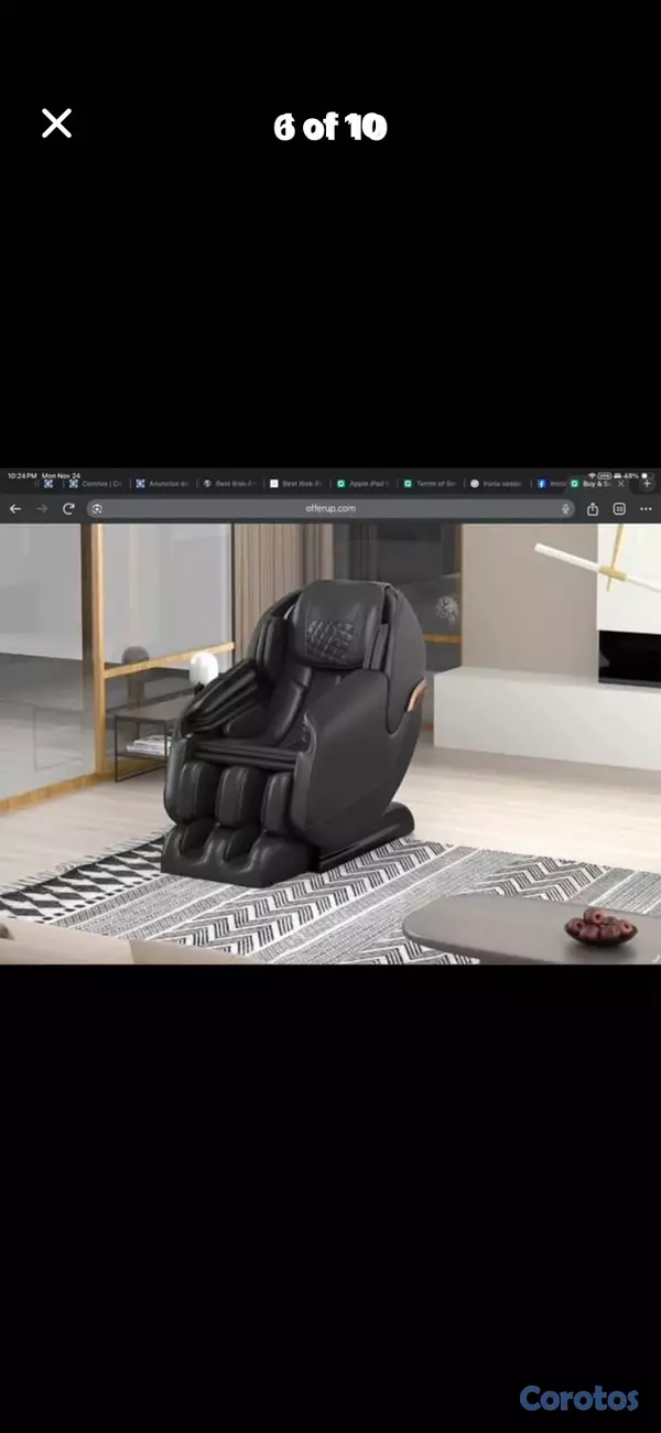 muebles y colchones - Sillón de masaje Real Relax, sillón reclinable de  7