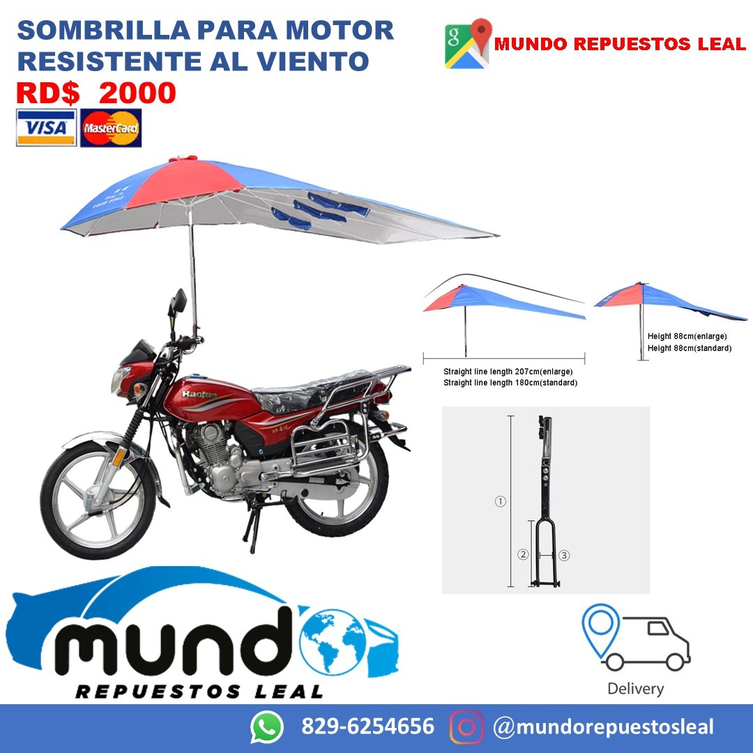 bicicletas y accesorios - Sombrilla para motocicleta, sombrilla de motor  1