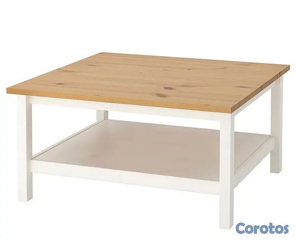 muebles y colchones - mesa de madera Hemnes de Ikea 3