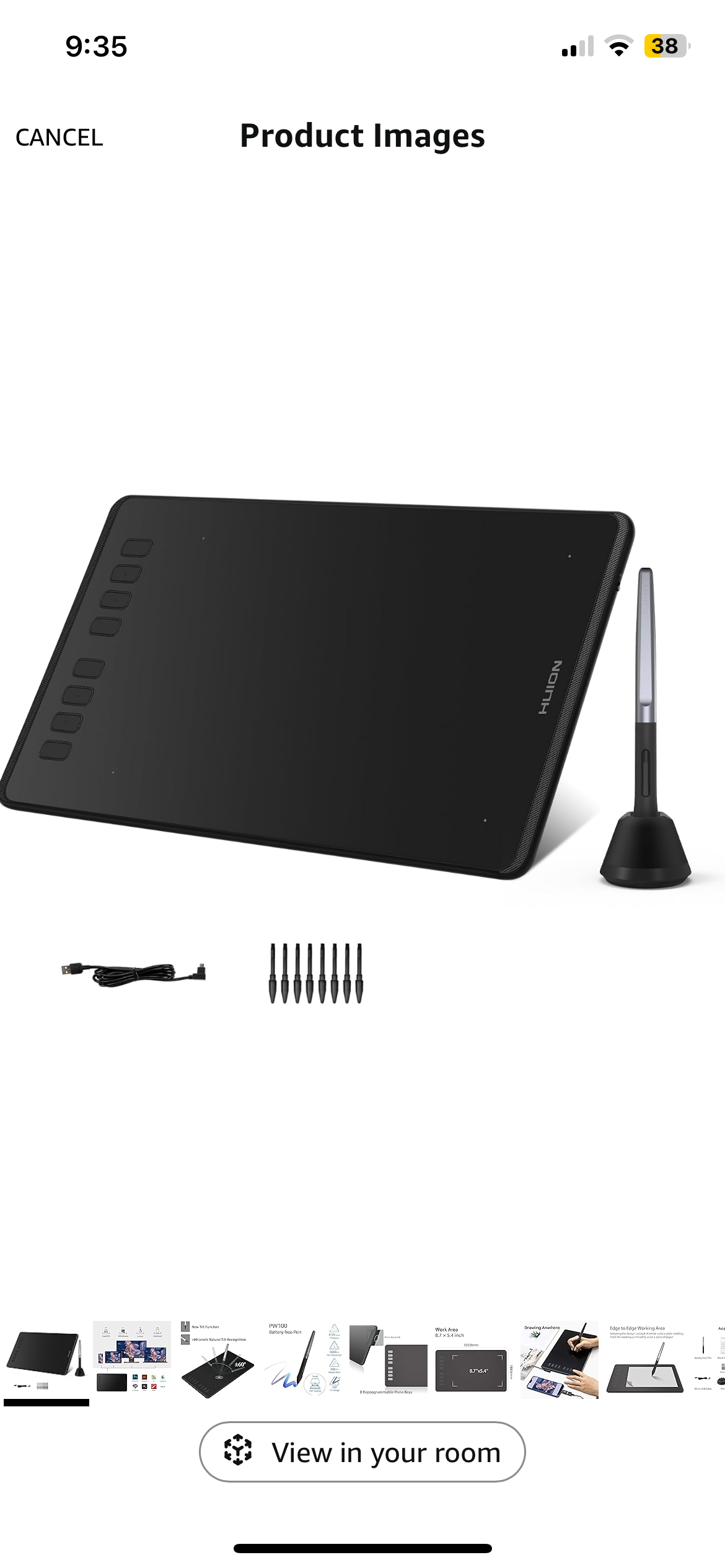accesorios para electronica - HUION Inspiroy H640P Drawing Tablet 0