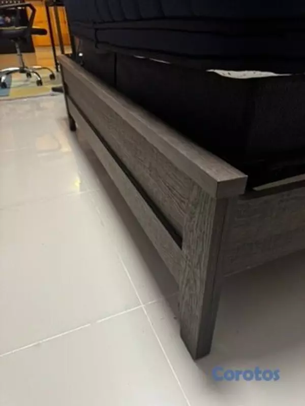 muebles y colchones - Colchon y base de cama QUEEN  2