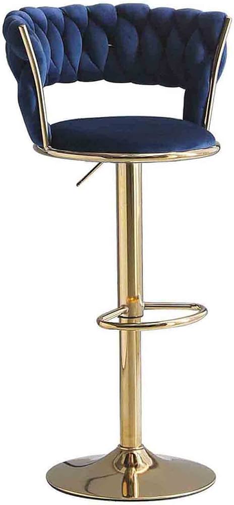 muebles y colchones - taburete giratorio de terciopelo 