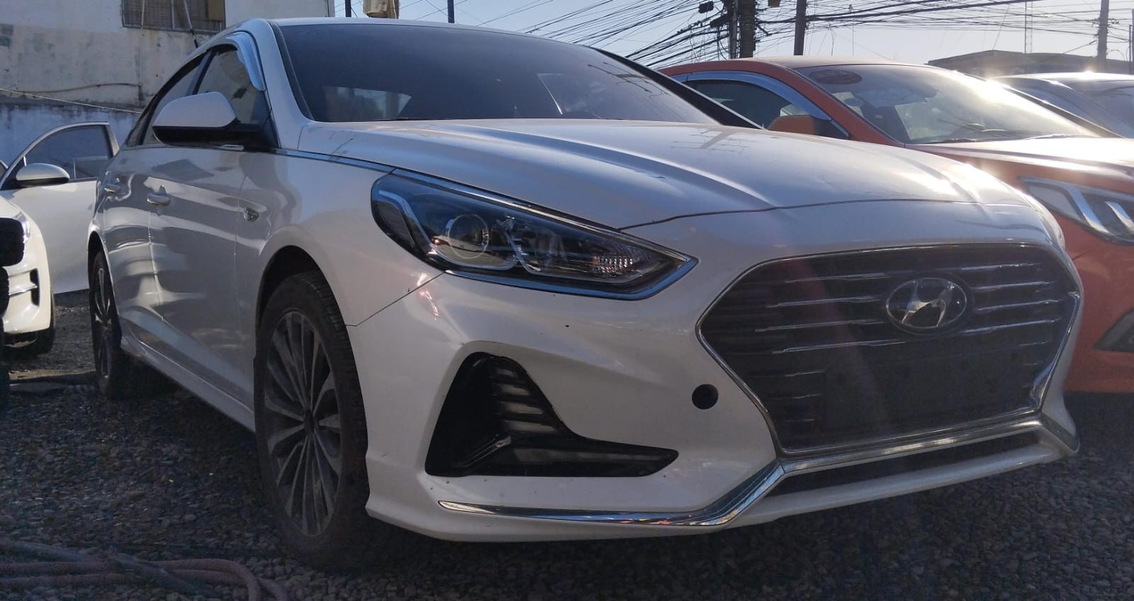 carros - HYUNDAI SONATA NEW RISE 2019 GRIS 2