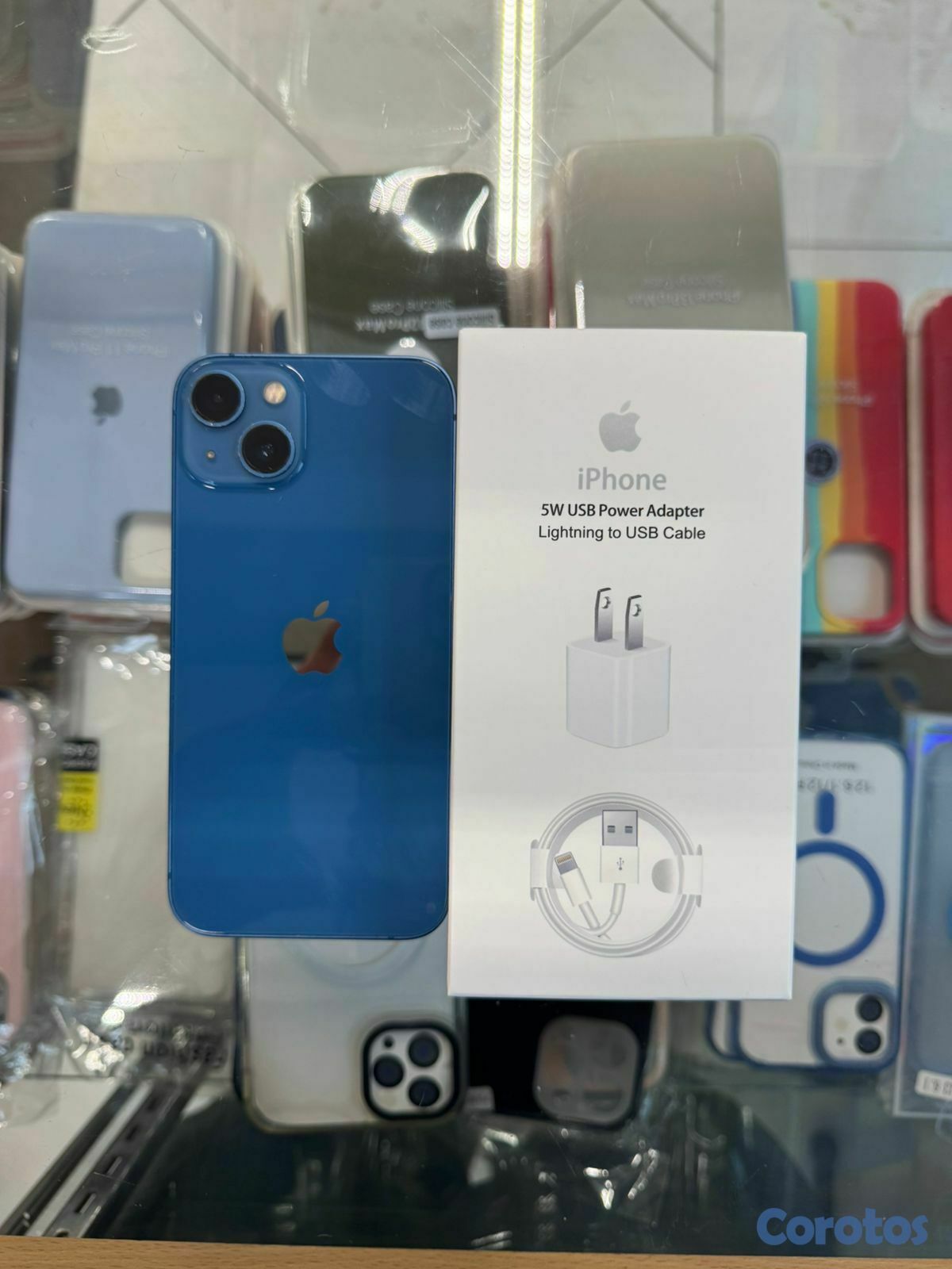 celulares y tabletas - iphone 13 azul 128 GB Desbloqueado. 1