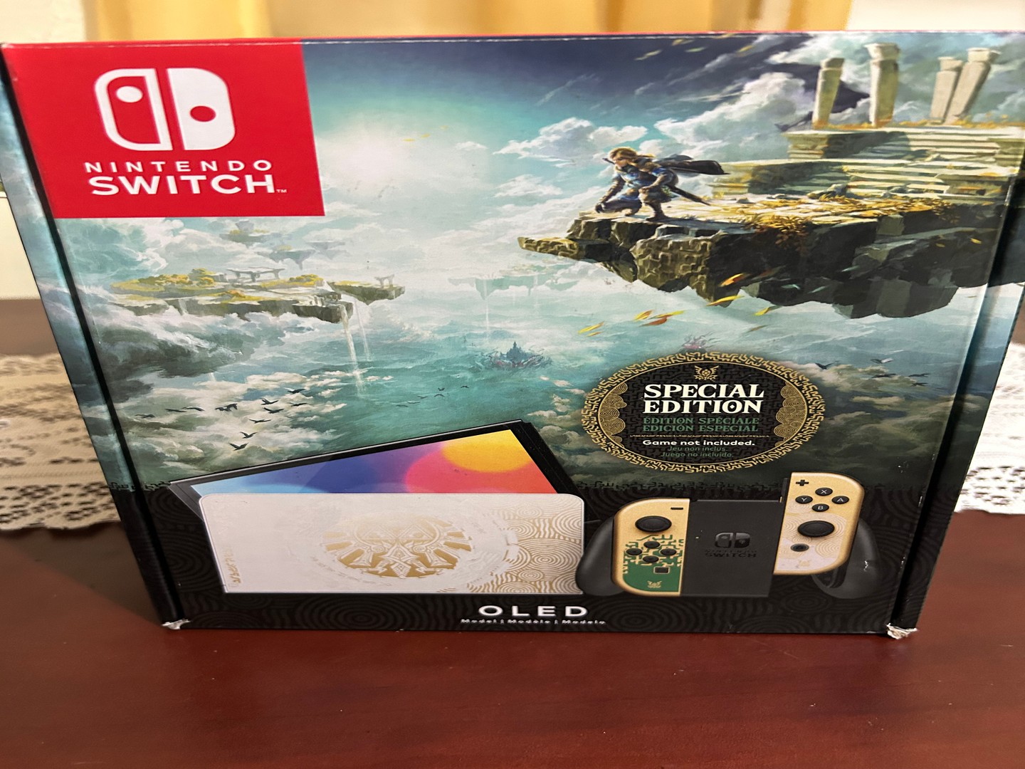 consolas y videojuegos - Nintendo Switch Oled Edicion Zelda como nueva  0