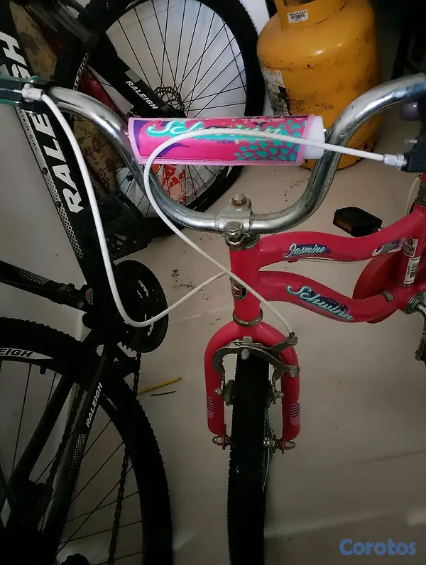 bicicletas y accesorios - bicicleta rosada de niña  3
