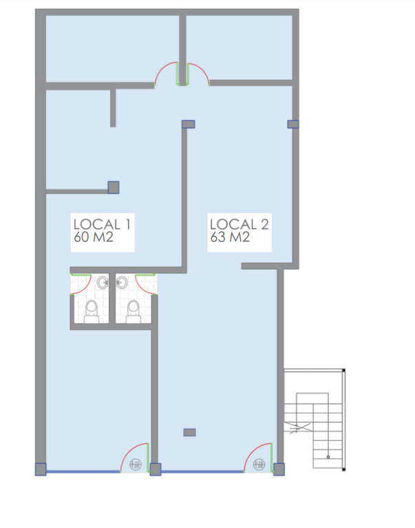 oficinas y locales comerciales - Alquilo local 1er piso 60 mts en arroyo hondo  