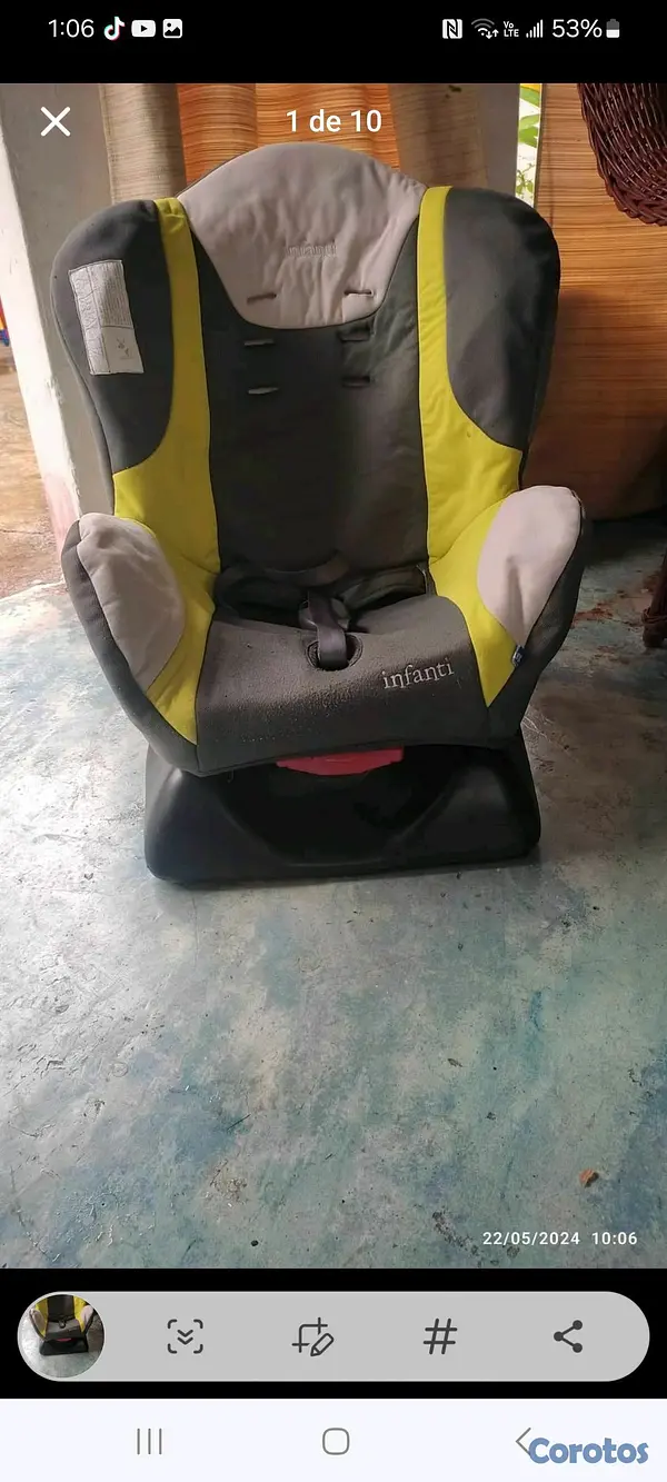 coches y sillas - silla 100
silla para comer 2500
canguro 600
 8