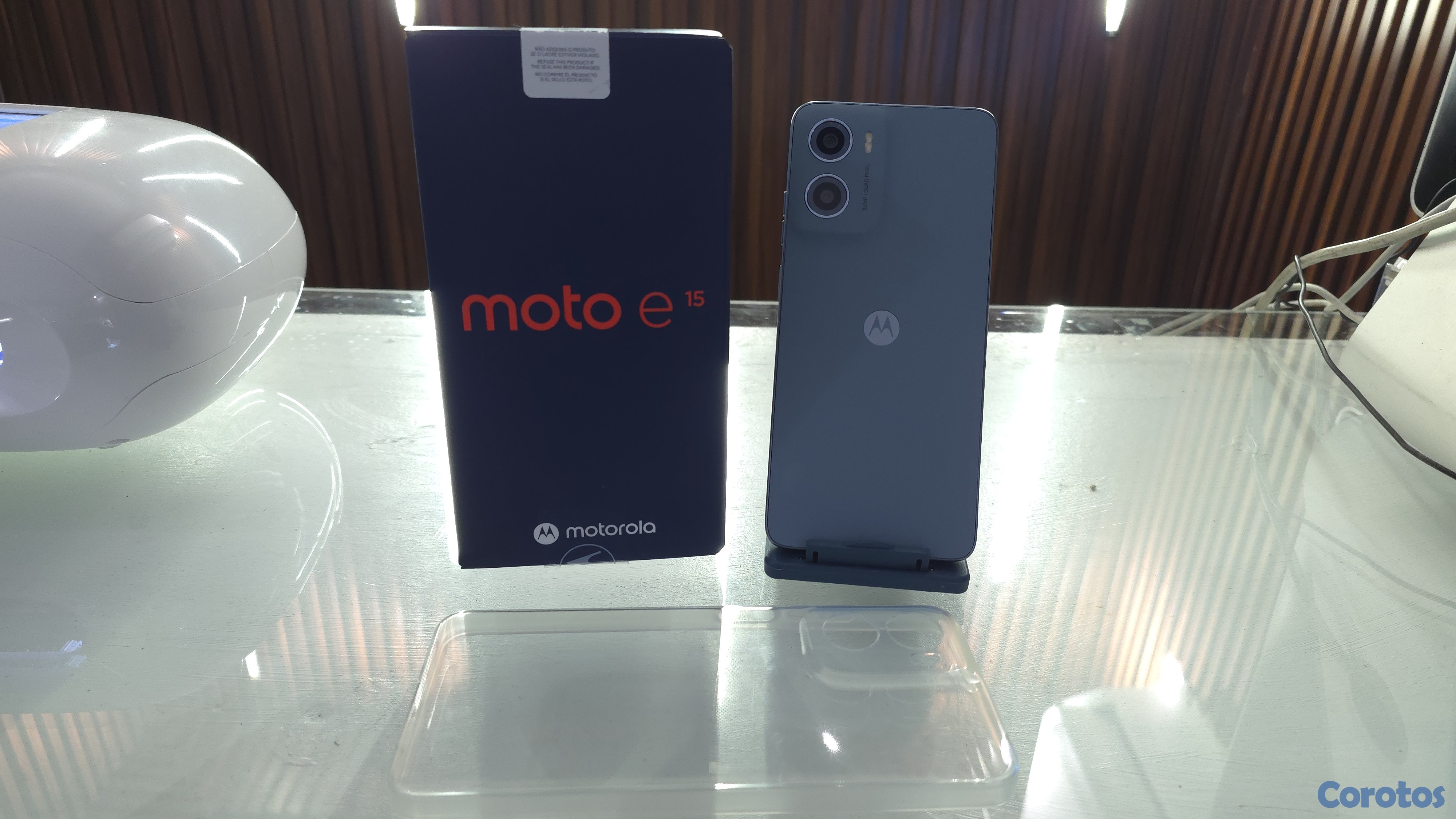 celulares y tabletas - Motorola Moto E15 Azul NUEVO EN SU CAJA de claro 2