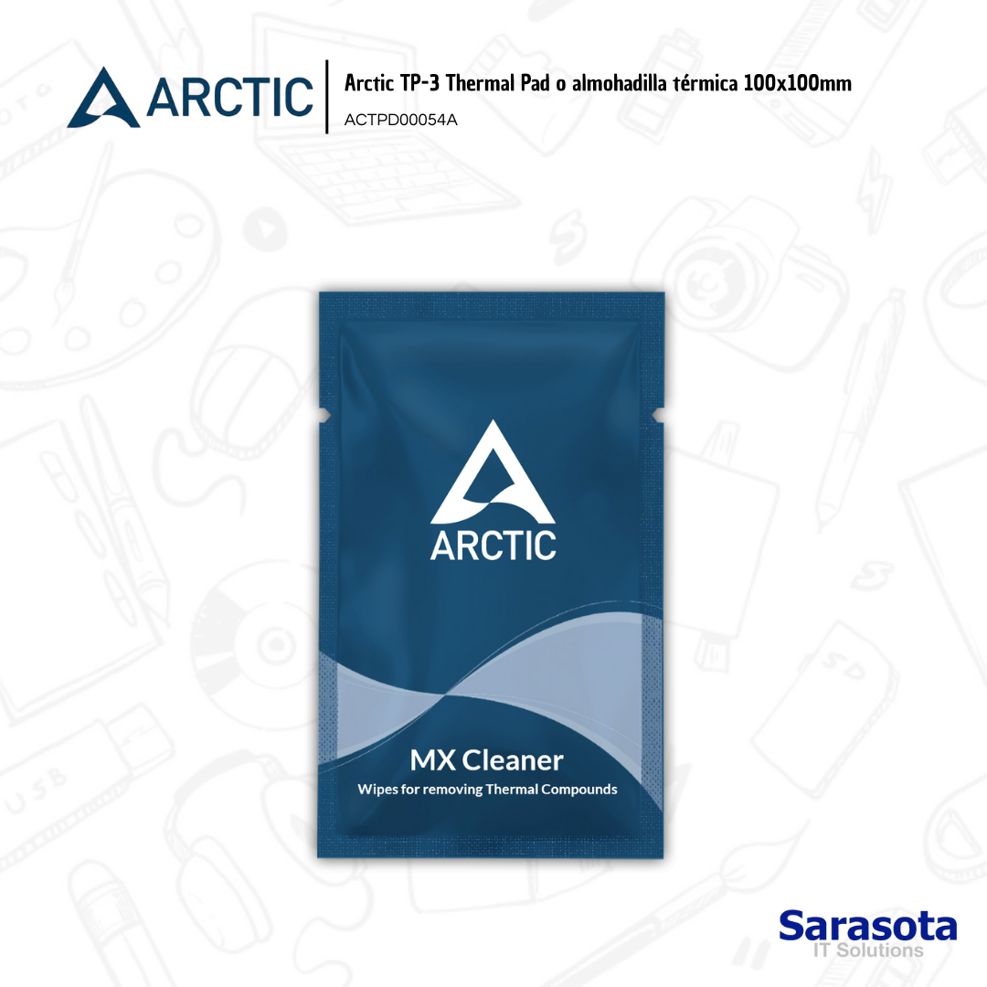 accesorios para electronica - Arctic MX Cleaner o wipe para remover pasta termic 0