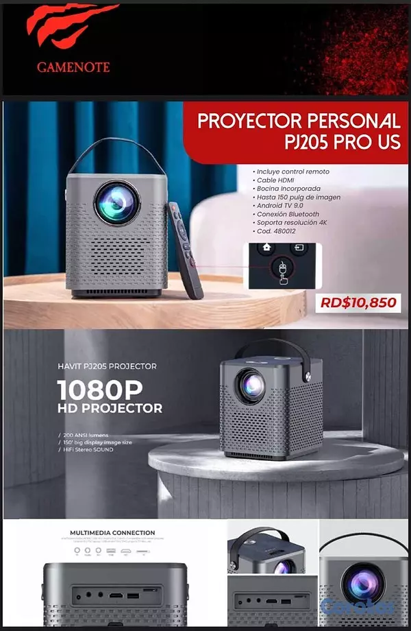 otros electronicos -  Cine portátil en cualquier lugar  5
