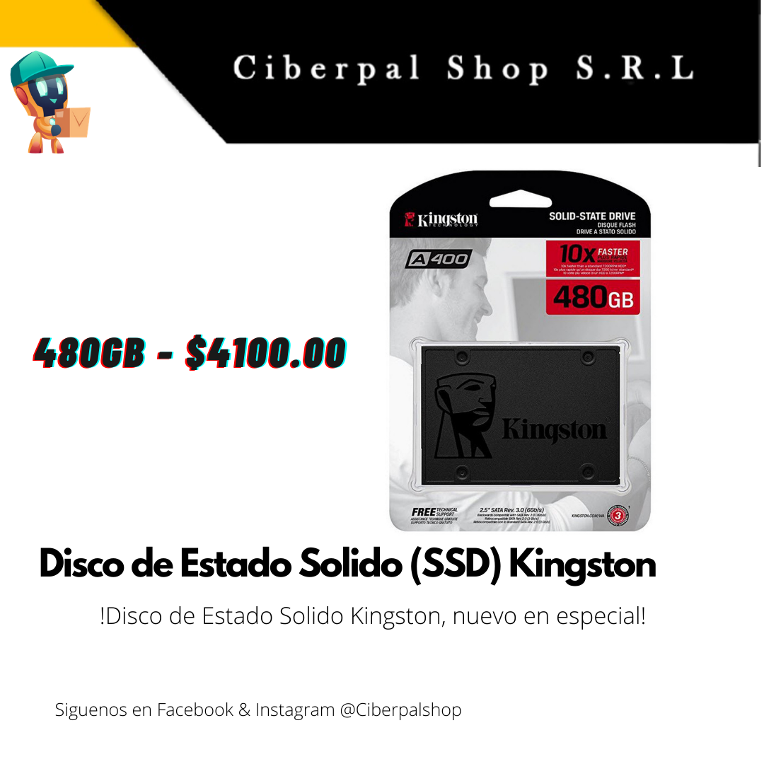 Disco Duro de Estado Solido (SSD) Kingston & Crucial 