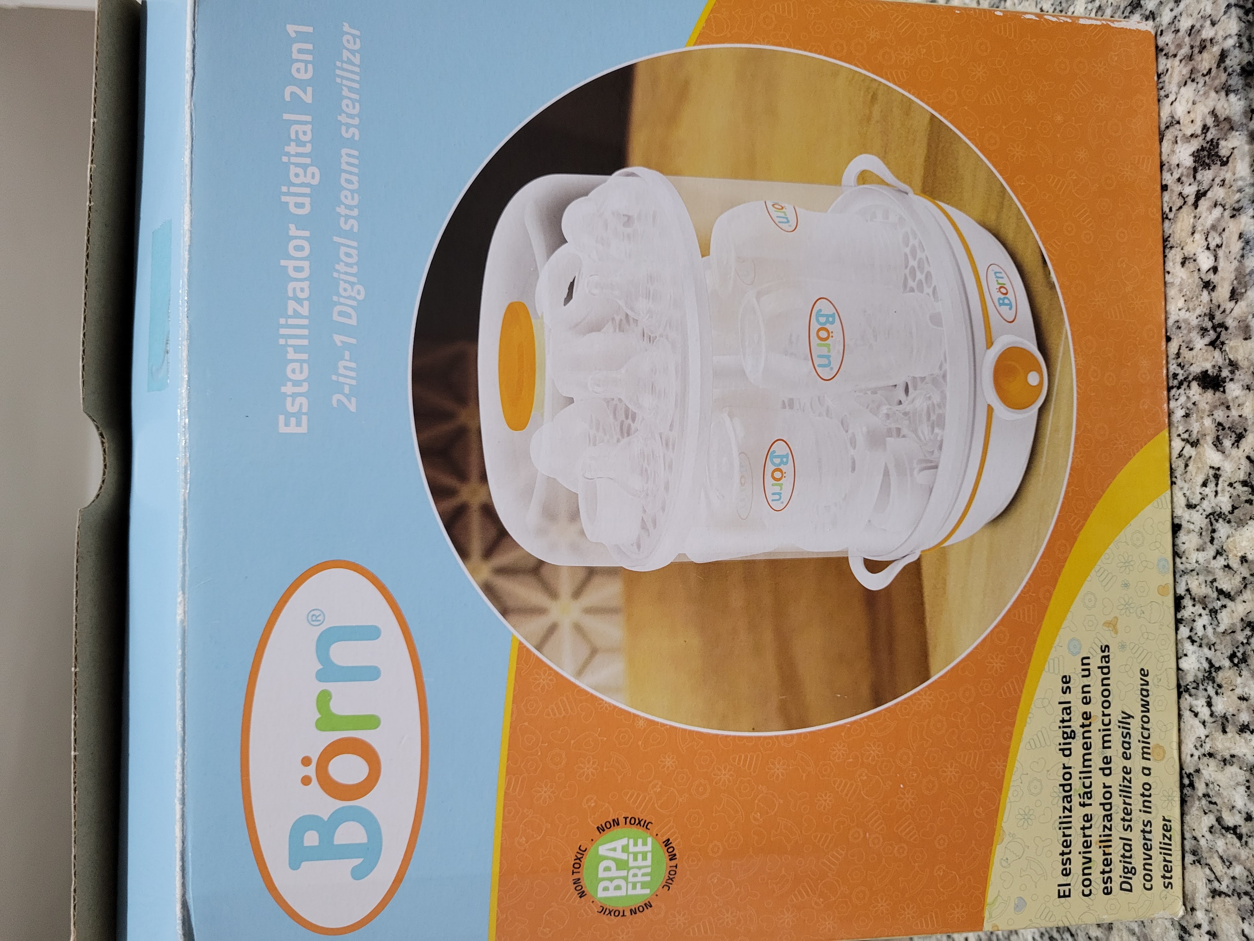 accesorios - Born Esterilizador Eléctrico 2 en 1