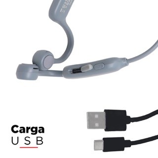 otros electronicos - Audífonos Inalámbricos Deportivos Waterproof IPX4 Grises RECARGABLES 2