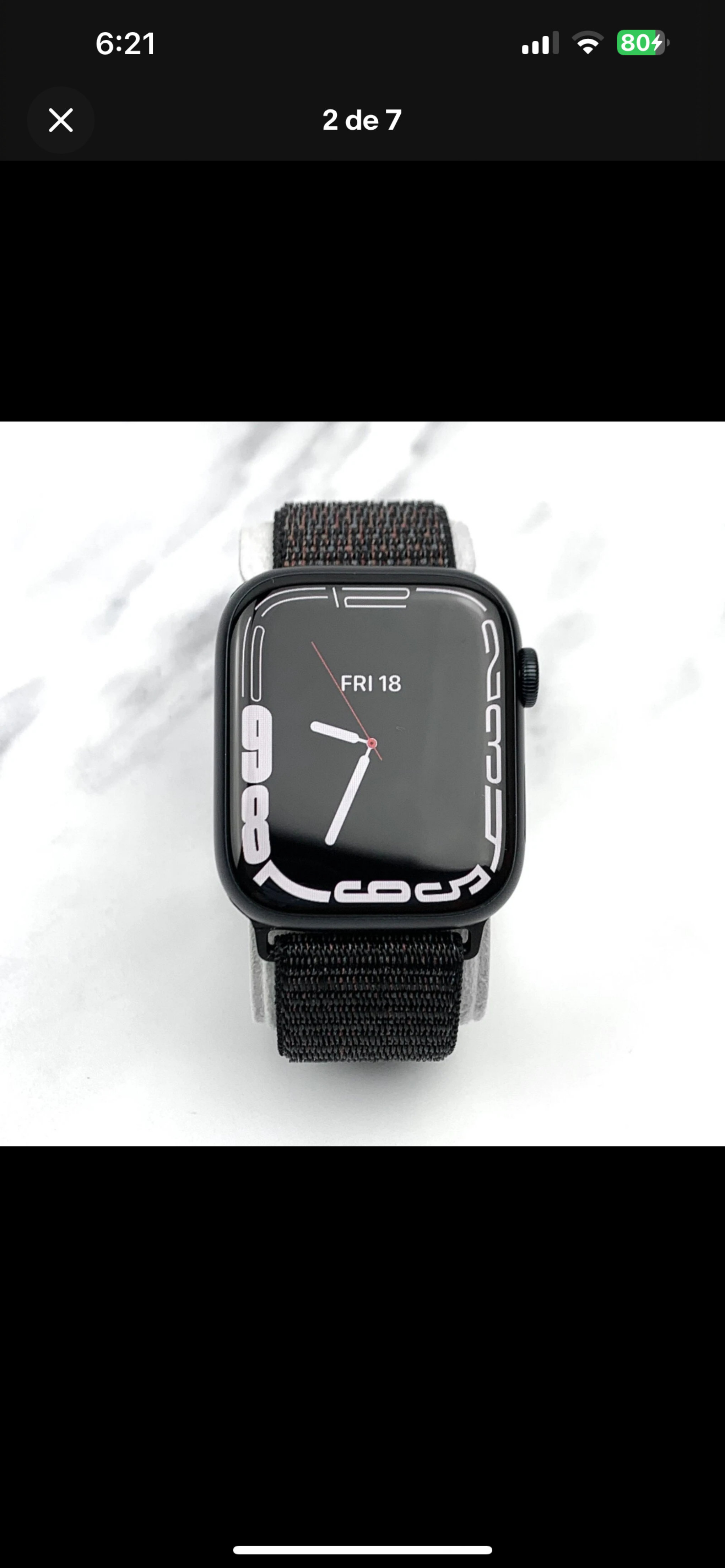 celulares y tabletas - ⌚️Apple Watch serie 8 45mm midnight - 32GB - Buen estado general
 2