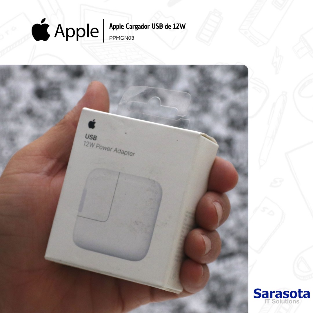 accesorios para electronica -  Adaptador fuente de corriente USB de 12W de Apple 1