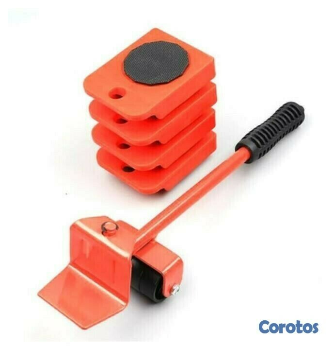 herramientas, jardines y exterior - Base con ruedas para mover electrodomestico Palanca Elevador  5