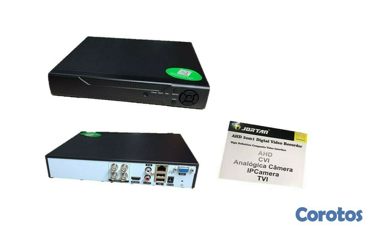 otros electronicos - DVR – grabadora de video digital JORTAN de alta calidad admite 4 camaras.
 1
