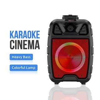 camaras y audio - Bocina de 8 pulgadas 4500mah 20w Speaker bluetooth recargable + microfono 0