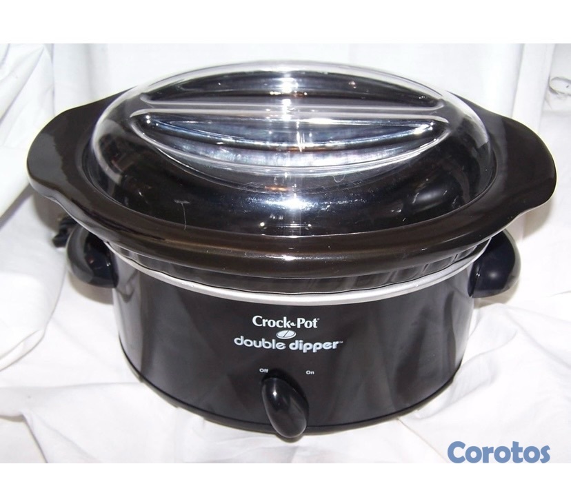 electrodomesticos - Olla de cocción lenta la original Crock-Pot Double Dipper 3