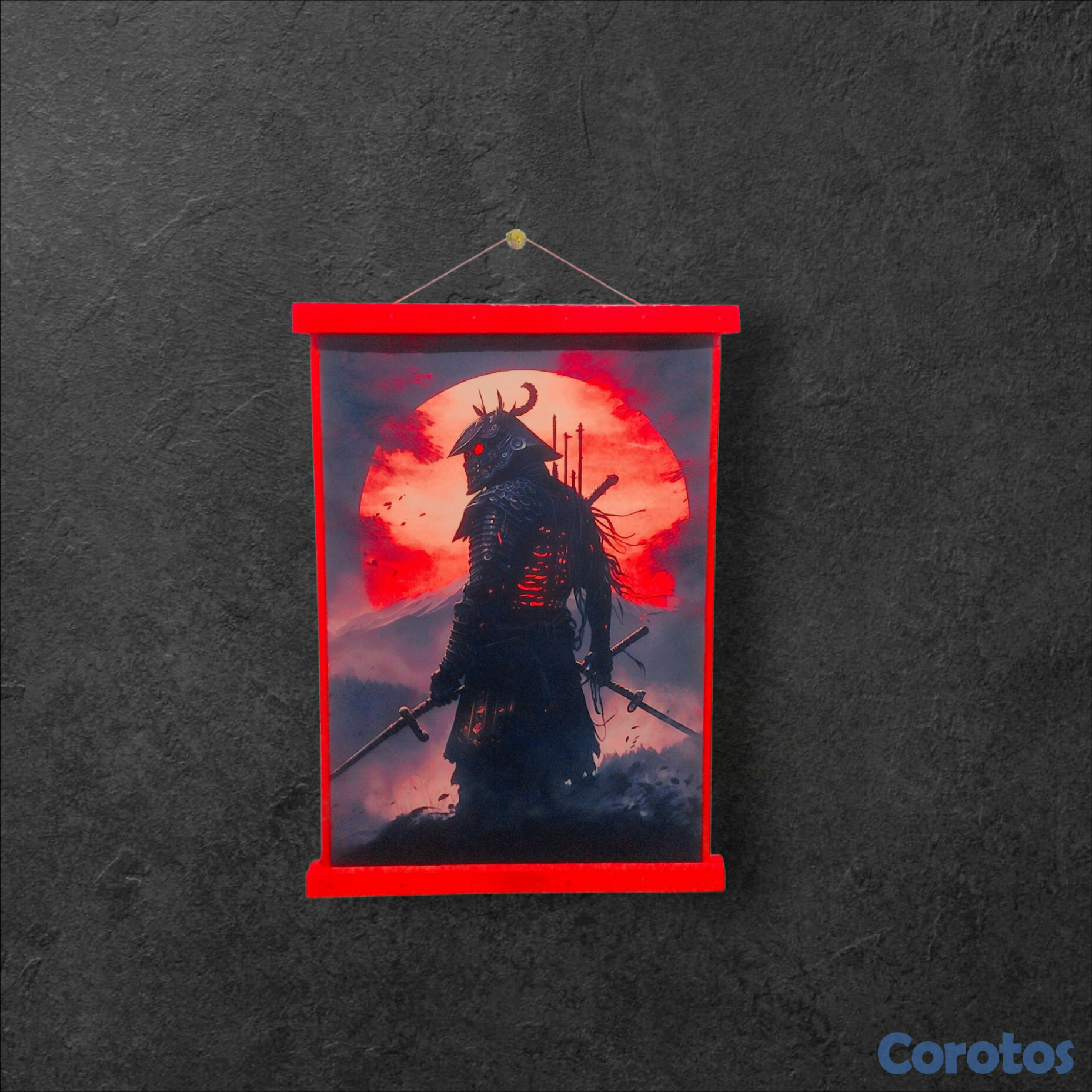 decoración y accesorios - cuadros decorativos 🖼️⛩️ samurái  4