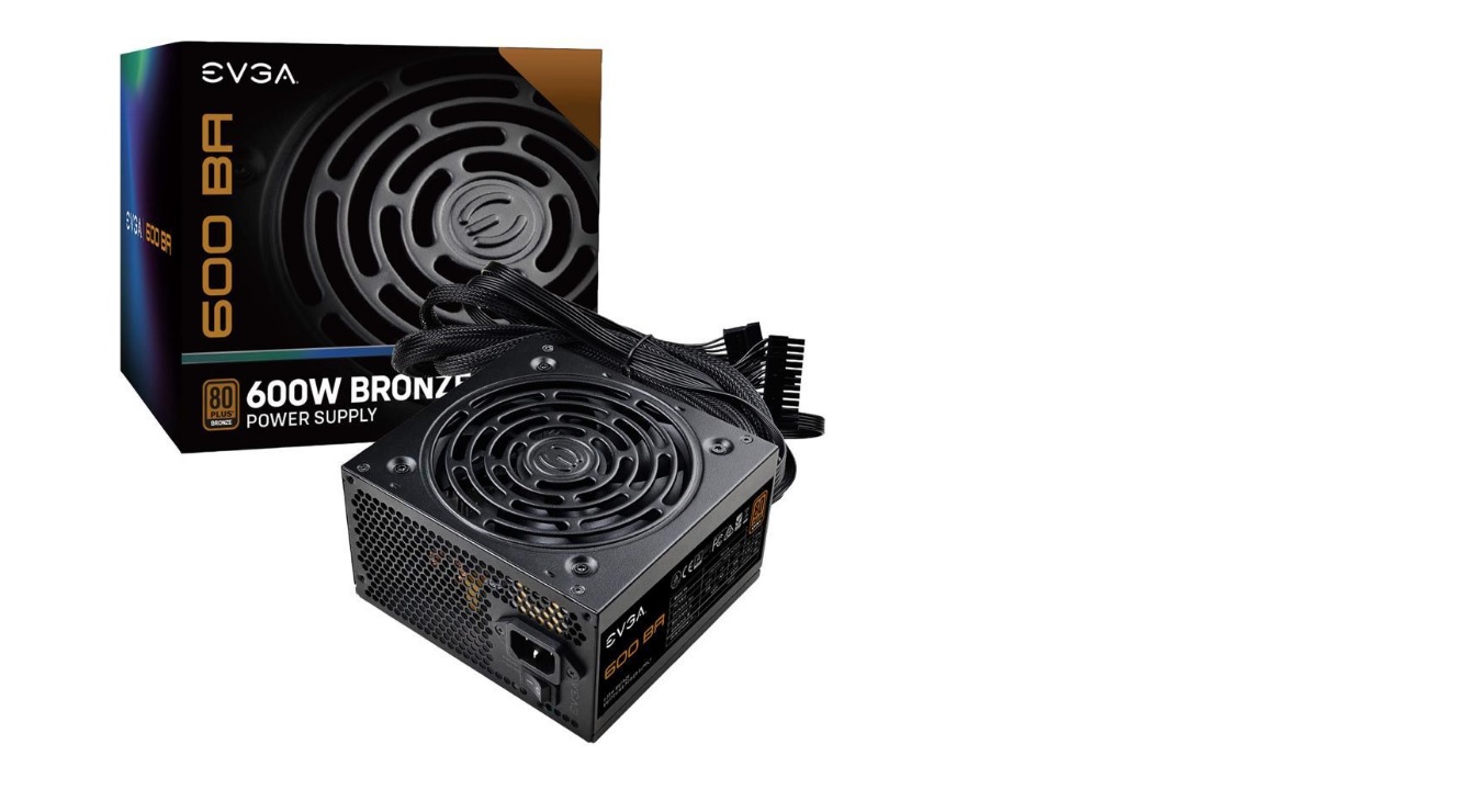 computadoras y laptops - POWER SUPPLY EVGA 600W BRONZE 80 PLUS CERTIFICADO, ligeramente negociable