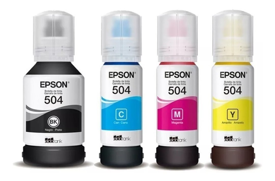 impresoras y scanners - BOTELLA DE TINTA EPSON  504 EN TODOS LOS COLORES   1