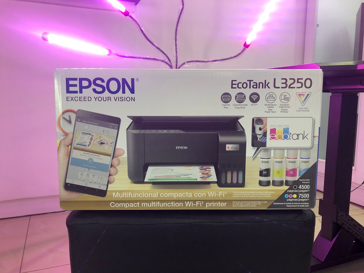 impresoras y scanners - Impresora Inalambrica y desde el celular Multifuncion Epson L3250 mas garantia 6