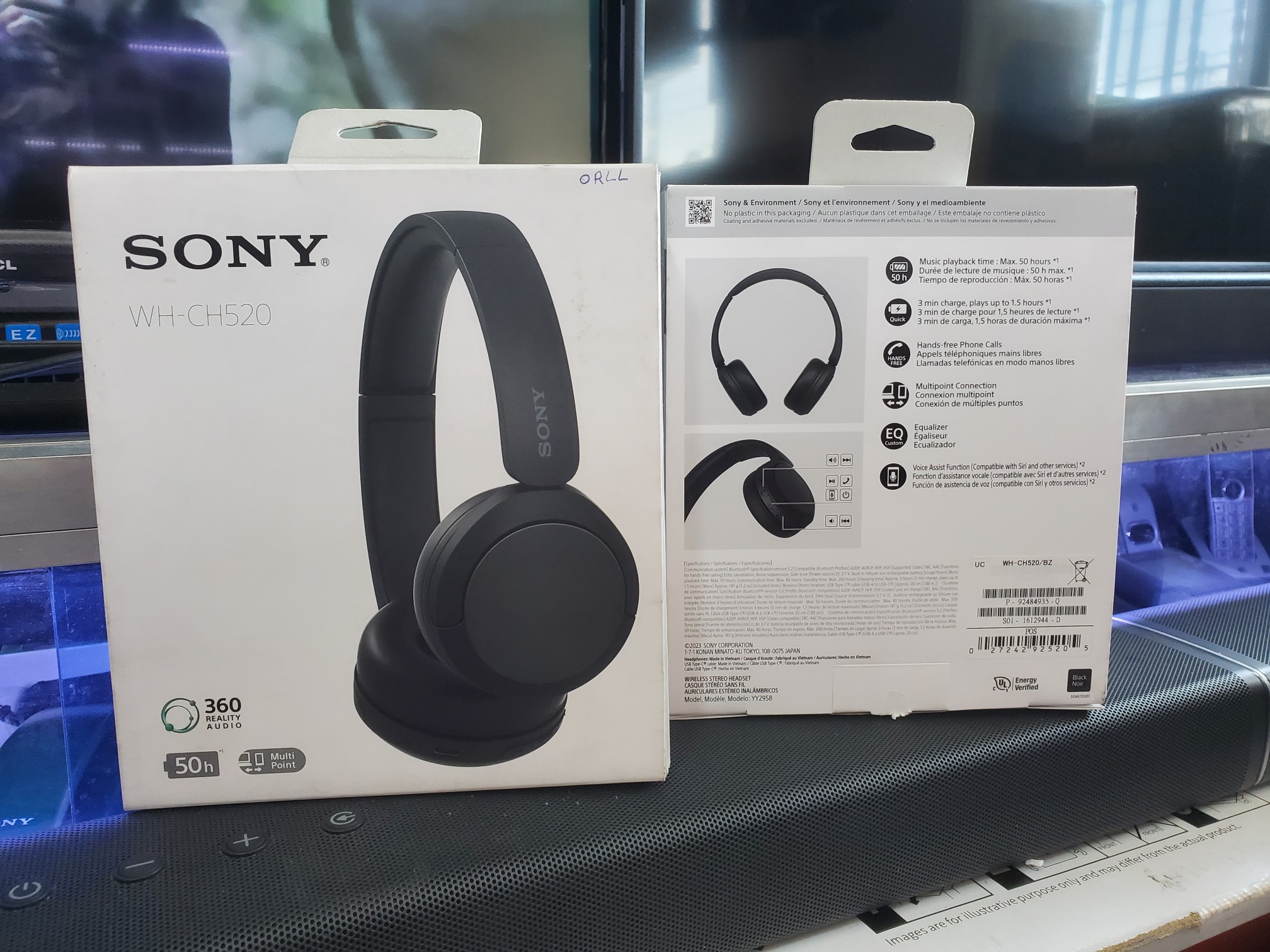 camaras y audio - Sony WH-CH520 audífonos inalambrico con micrófono integrado 0