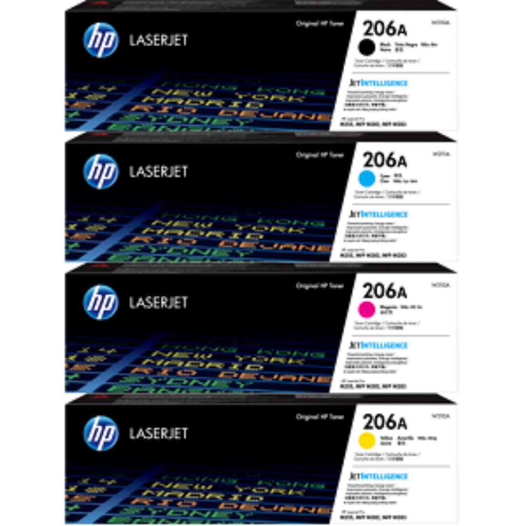 impresoras y scanners - ESPECIAL DE TONER HP 206 ORIGINALES EN TODOS LOS COLORES  2