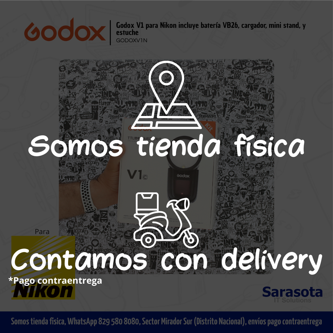 accesorios para electronica - Godox V1 para Nikon incluye accesorios 2