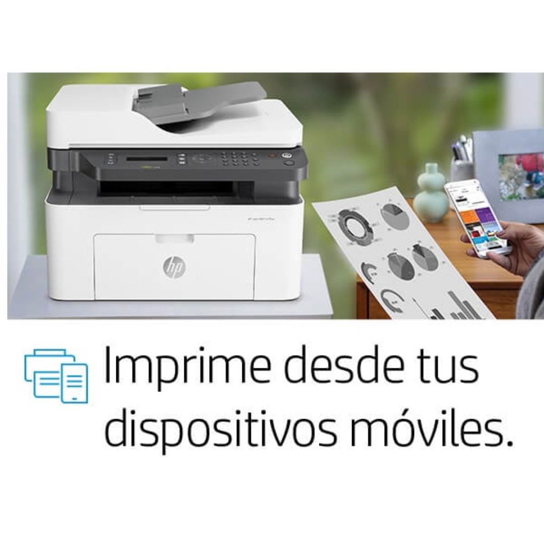 impresoras y scanners - MULTIFUNCIONAL LASER HP WI-FI LASERJET  MFP M137FNW IMPRESORA,ESCANER,COPIADORA 1