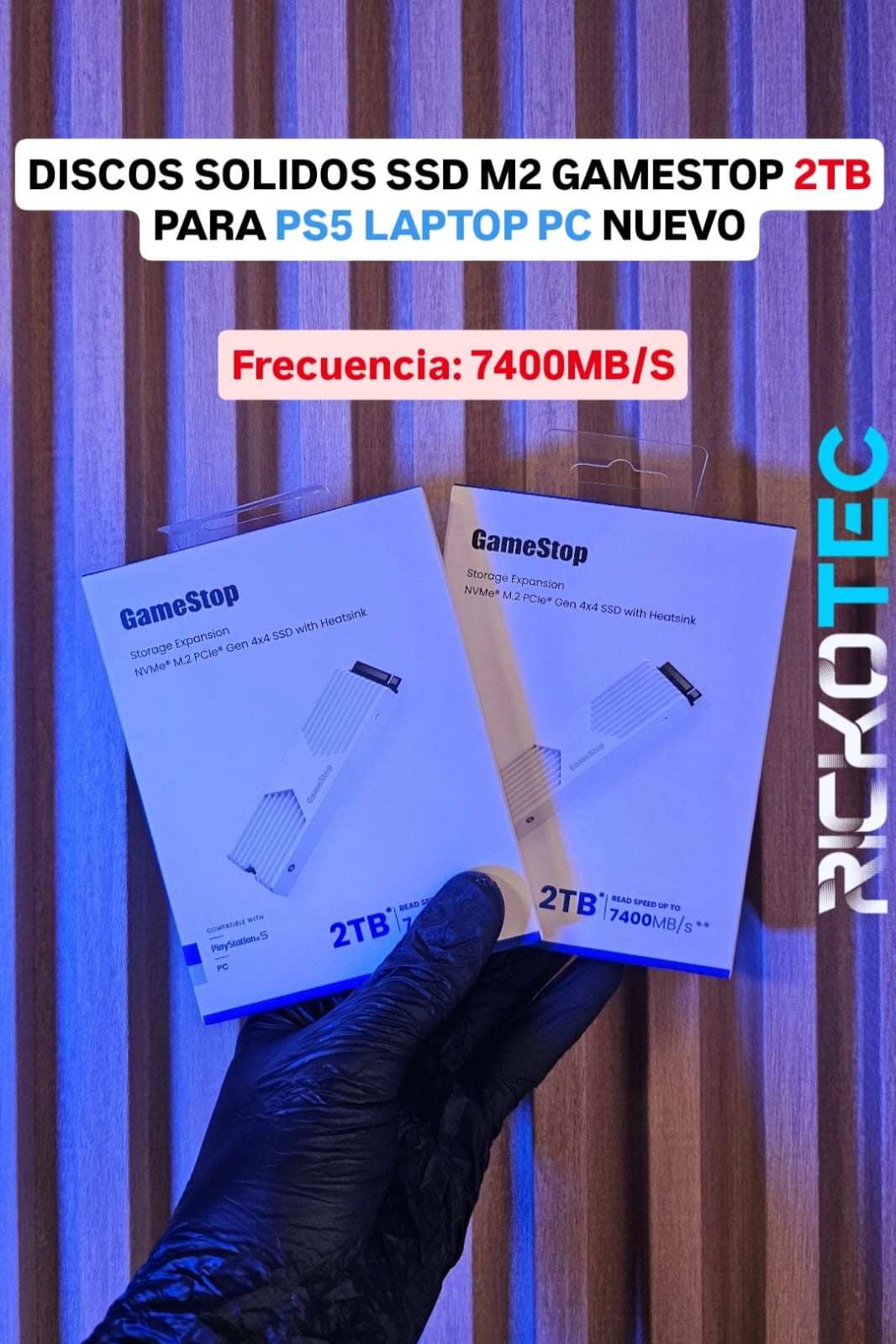 computadoras y laptops - DISCOS SOLIDOS SSD M2 PS5 LAPTOP PC  2TB SELLADOS