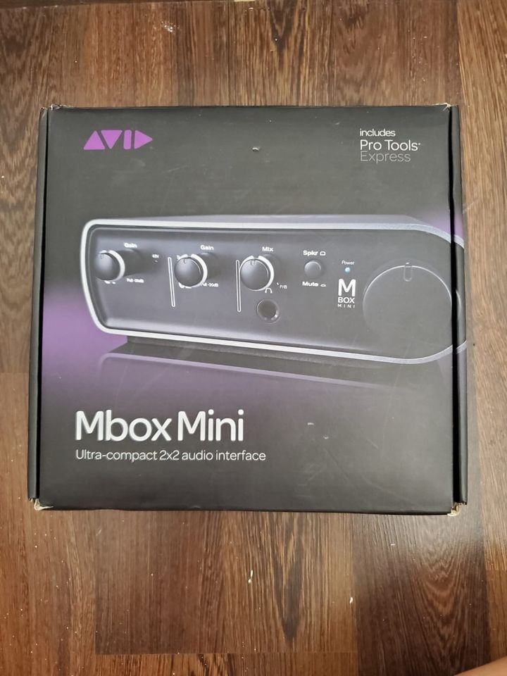 instrumentos musicales - Mbox Mini en Caja + Cable (Como Nueva)
