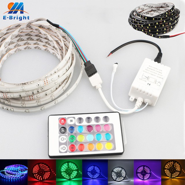 accesorios para electronica - Tira Led Luz led decoración ultrabrillante flexible colorida tiktok con control 2