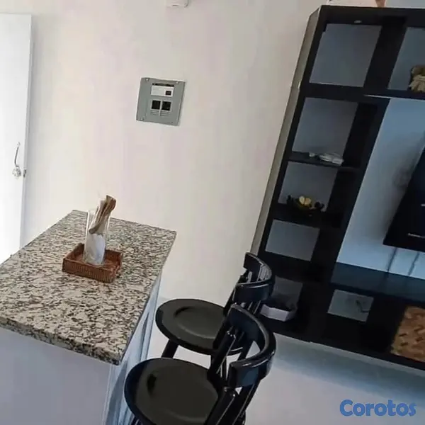 apartamentos - estudio amueblado 1er piso con patio en los álamo próximo al homs  9