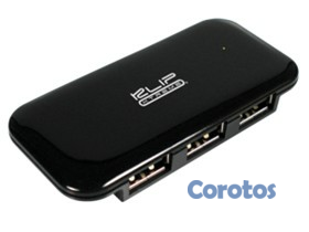 computadoras y laptops - HUB USB  4 puertos  2.0 KLIPX, 4 PUERTOS  KUH-190B
